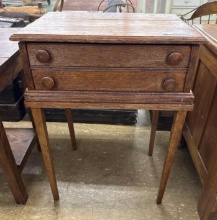 Vintage, two-drawer side table