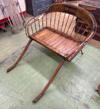 Antique buggy or sled seat