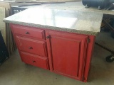 Cabinet w/Granite Countertop