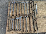 Lot of Large End Wrenches