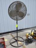 Large Round Fan on Stand