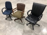 (3) Office Chairs