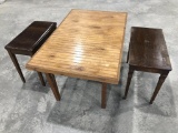 Table With 2 Benches