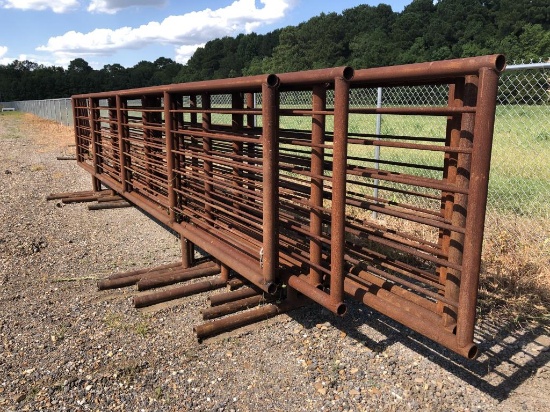 Pipe Fence With Gate