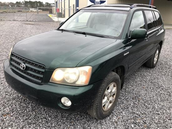 2003 Toyota HighLander SUV