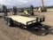 2007 16ft Bumper Pull Duel Axle Utility Trailer