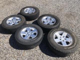 Jeep 17 Inch Rims & Tires ( 5 )