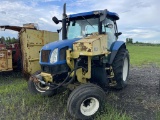 New Holland TS100A 2WD Tractor w/Side Boom