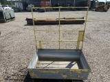 30 in x 48 in Galvanized Drip Pan with Rail