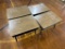 (4) Metal Frame School Desk