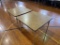 (2) Wooden Table With Metal Frame