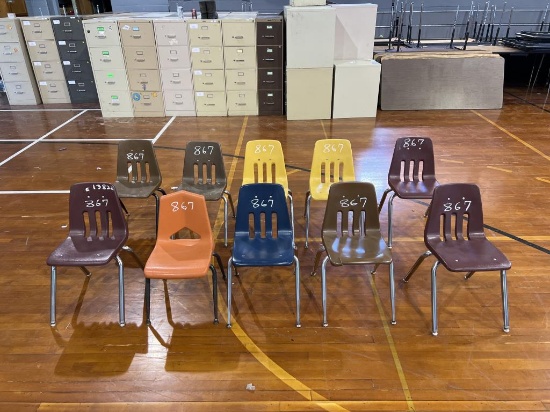 (10) Metal Frame Children’s Chair