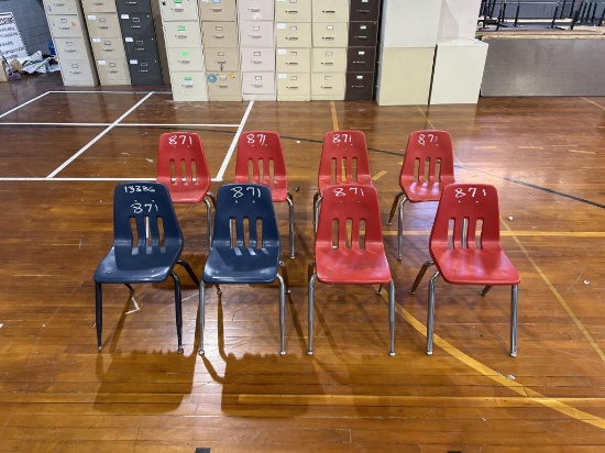 (8) Metal Frame Children’s Chair