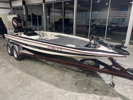 1998 Bullet 21XD 21 ft. Fiberglass Bass Boat