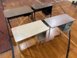 (4) Metal Frame Desk