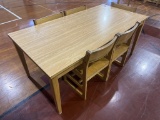 Wooden Table & Chairs