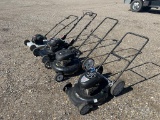 (4) Salvage Push Mower