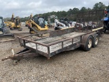 1996 Big Tex 16ft Double Axle Utility Trailer