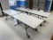 (2) Foldable Cafeteria Table