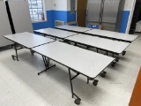 (3) Foldable Cafeteria Table