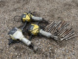 (3) Bosch Electric Jackhammers With Chisels