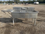3 Compartment Stainless Steel Sink