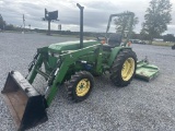 John Deere 790 Tractor with Rotary Cutter