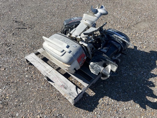(3) Outboard Motors