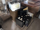 Miscellaneous Electronics And Filing Cabinet