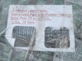 U-Shaped Lawn Fence Galvanized Pipe with Powder