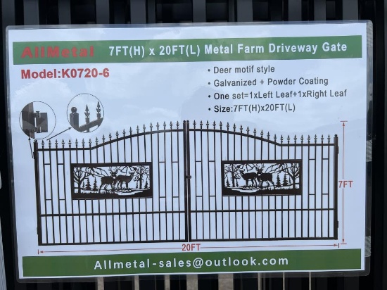 2025 AllMetal K0720 UNUSED 20 ft. Bi-Parting Metal