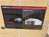 2025 AllMetal K2119 UNUSED Double Garage Metal She