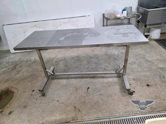 Stainless Steel Rolling Table