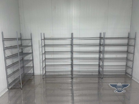 (4) Metal Shelving Unit