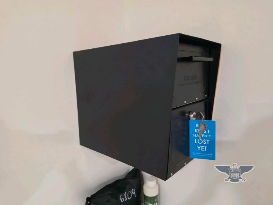 Wall-Mounted Locking Mailbox