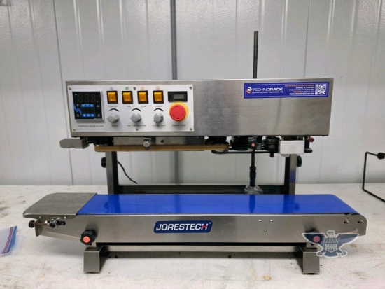 JORESTECH E-CBS-800I-L-R Solid-Ink Coding Continuous Band Sealer