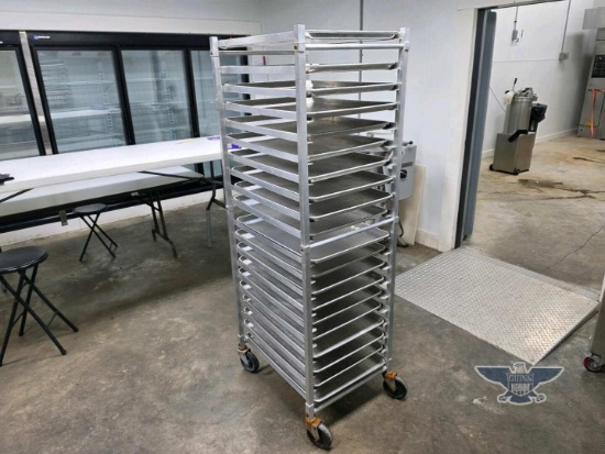 (20) Preforated Tray W/ Cart