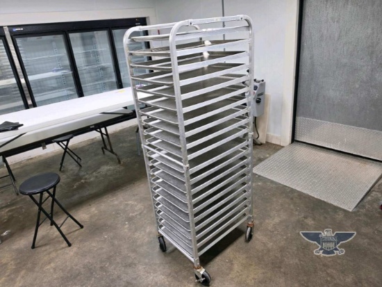 (20) Preforated Tray W/ Cart