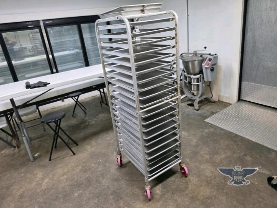 (23) Tray W/ Cart
