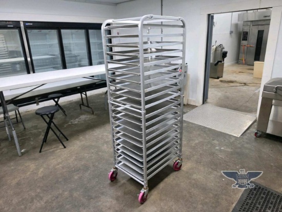 (20) Preforated Tray W/ Cart