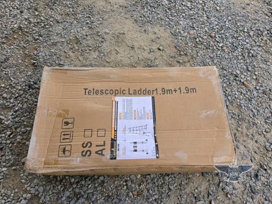 2026 UNUSED LandHonor LHR-TLD6 6.2Ft+6.2Ft Telescoping Ladder