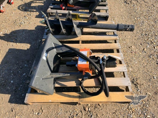 2026 UNUSED Wolverine MAD-12-12D Mini Skid Steer Auger Drive and Bit