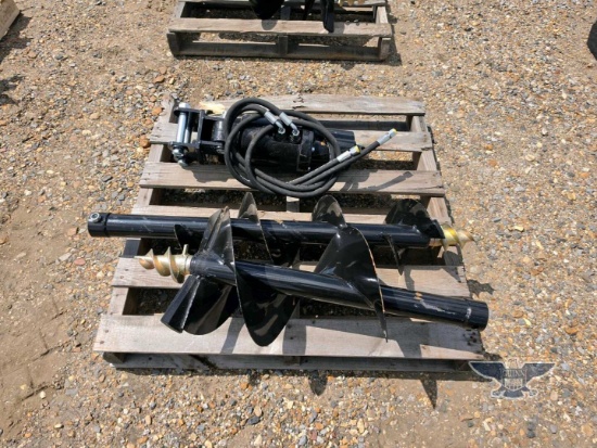 2026 UNUSED 12EX-AGR 200/300A Mini Excavator Auger Attachment