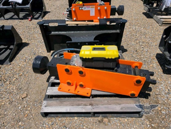 2025 UNUSED Wolverine PD-12-08D Skid Steer Post Driver Attachment