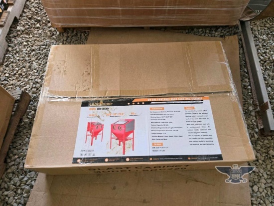 2026 UNUSED LandHonor LHR-SBC60 60 Gallon Portable Sand Blasting Cabinet