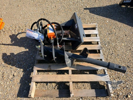 2026 UNUSED Wolverine MAD-12-12D Mini Skid Steer Auger Drive and Bit