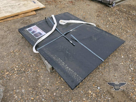 New 20PCS Black Steel Diamond Plate Sheets