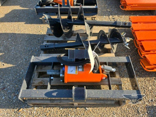 2026 UNUSED Wolverine ADB-13-1218R Skid Steer Auger Drive and Bit