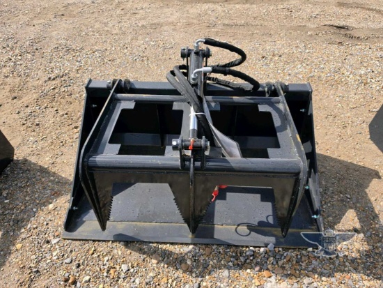 2026 LandHonor MGB-72-44W Mini Skid Steer Hydraulic Grapple Bucket Attachment