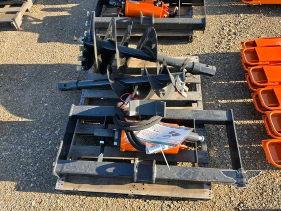 2026 UNUSED Wolverine ADB-13-1218R Skid Steer Auger Drive and Bit